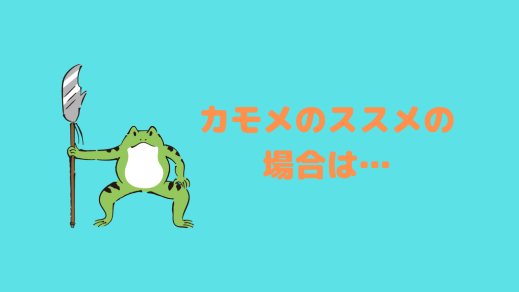 カモメのススメの場合は…