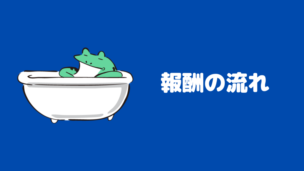 マイルストーンで報酬を受け取る流れ